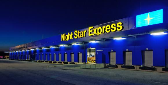Night Star Express-Hauptumschlagbetrieb in Hünfeld