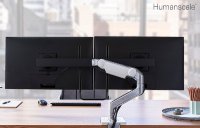 Humanscale M8.1 Dual Monitor Tischhalterung mit Klemme