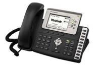 Die STARFACE Telefonanlage unterstützt ab sofort automatische Konfiguration für die Yealink-Telefone/Im Bild das High-End-Modell SIP-T28P