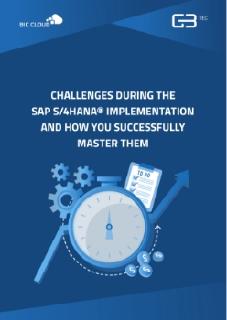 Cover of the GBTEC whitepaper about the implementation of SAP S/4HANA