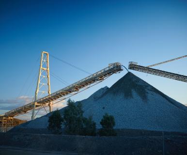 Auf der Cadia-Mine; Foto: Newcrest Mining