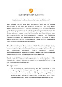 Resolution der Handwerkskammer Karlsruhe zum Meisterbrief.pdf