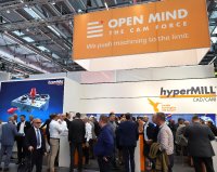 Der Messestand von OPEN MIND auf der AMB war stark frequentiert. Bildquelle: OPEN MIND