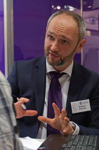Am Messestand der CIM informierten die Logistikberater des Unternehmens über die Neuheiten und Vorteile von PROLAG®World