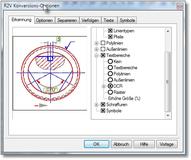 RxSpotlight PRO R14.0 zeigt eine Auswahl der Vektorisierungsparameter 