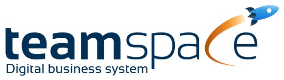 Das Logo der neuen All-in-One Business Software teamspace.