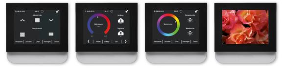 Der KNX Touch Control kombiniert Flatscreen-Optik mit Touchpad-Haptik.