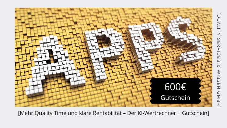 Mehr Quality Time und klare Rentabilität – Der KI-Wertrechner, OPEX ...