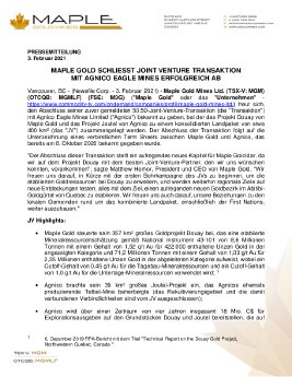 03022021_DE_MGM Announces Definitive JV Agreement with Agnico Eagle DE.pdf