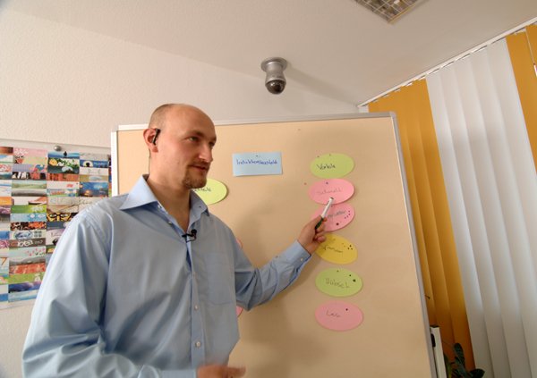 Usability Engineer bei der Durchführung eines Workshops.jpg