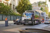 Elektro-LKW: In Neuilly-sur-Seine wird die Abfallsammlung durch die Firma SUEZ zukünftig mit 10 Renault Trucks D Wide Z.E. erfolgen