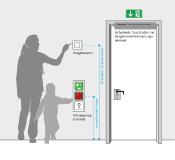 Die Lösung für mehr Sicherheit an der Eingangstür von Kindergärten – einfach montiert und nach Bedarf erweiterbar / Foto: ASSA ABLOY Sicherheitstechnik GmbH
