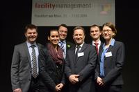 v.l.n.r. GEFMA-Förderpreisträger 2014 - Dr. Asbjörn Gärtner, Dr. Daniela Schneider, Philipp Salzmann, Uwe Dünkel, Philipp Schiemann, Christine Lippert © Uta Mosler 