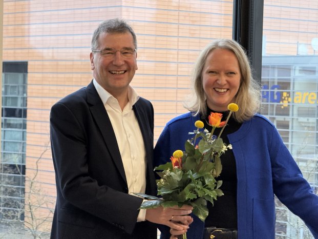 Prof. Dr. Josef von Helden (Präsident) Prof. Dr. Annika Schach (Vizepräsidentin) nach der .jpeg
