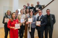 Gemeinsam mit zehn anderen Unternehmen erhielt CONET die Auszeichnung und das offizielle Siegel für die Förderung von Familienfreundlichkeit und Gleichstellung. (Foto: Heike Lachmann/VUV Aachen)