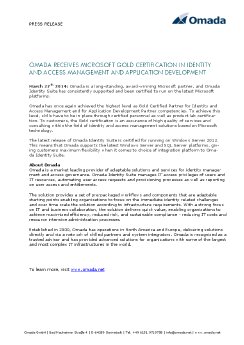 Omada Press release_Microsoft Gold certification_March 2014.pdf