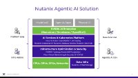 Das Potenzial von Enterprise-KI-Fabriken heben: Nutanix stellt mit Nutanix Agentic AI neue Full-Stack-Softwarelösung vor / Bildquelle: Nutanix