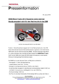 Presseinformation Honda DMSB Moto3 Trophy 300114.pdf