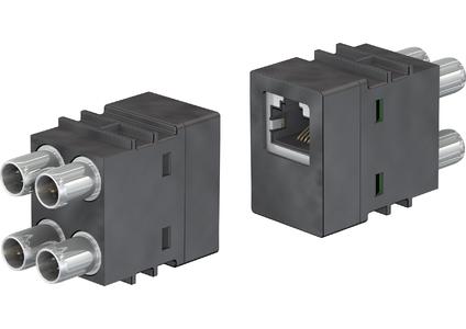 The new CombiTac 10-Gbit module (CT-10GBIT-RJ45 S) is designed for Ethernet communication and complies with all CAT6A (10 Gbit/s) requirements.