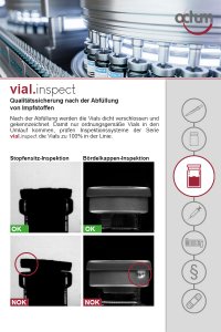 Qualitätssicherung vor der Abfüllung von Impfstoffen