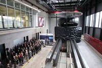 Vorstellung des neuen Fahrsimulators von Daimler (Foto: b&b eventtechnik, frei zur Veröffentlichung bei Namensnennung)