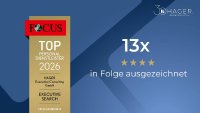 Zum 13 Mal in Folge ausgezeichnet: FOCUS Business TOP Personaldienstleister 2026