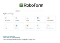 Konzentration auf das Wesentliche zeichnet die neue RoboForm-Startseite aus. Ohne separates Log-In kann der Nutzer mit nur einem Klick Mails abrufen oder direkt auf seine persönliche Facebook-Seite gelangen