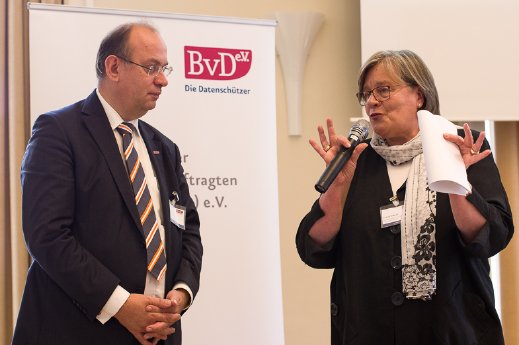 Rudi Kramer, BvD Vorstand mit Andrea Voßhoff, Bundesbeauftragte für den Datenschutz und die.jpg
