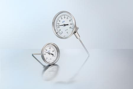 Standard bimetal thermometers for global application in the process industry, model TG53 and model TG54