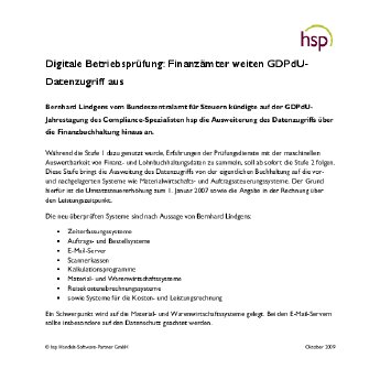 WM KW40-2009 Digitale Betriebsprüfung Finanzämter weiten GDPdU-Datenzugriff aus.pdf