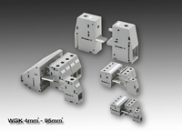 Weidmüller Durchführungsgeräteklemmen WGK: Die Geräteklemmen sind in verschiedenen Bemessungsquerschnitten verfügbar: 4, 10, 16, 25, 50 und 95 mm2  . 