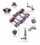 With its primary and secondary suspension elements and other mounting and suspension components, ContiTech helps improve traveling comfort, economic efficiency and safety in urban, underground, and long-distance rail systems as well as in freight transport all around the globe. Graphic: ContiTech