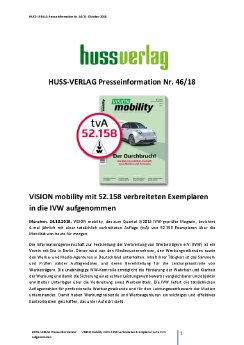 Presseinformation_46_HUSS_VERLAG_VISION mobility mit 52.158 verbreiteten Exemplaren in die IVW a.pdf