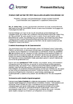 Pressemitteilung Kramer Germany - Produktankündigungen - ISE 2023 - Final.pdf