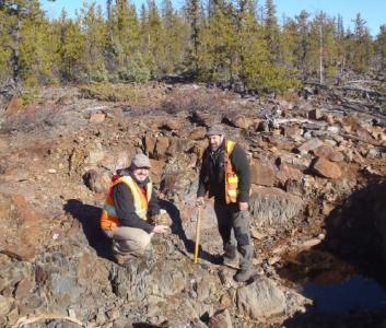 TerraX Minerals Geologen @ work