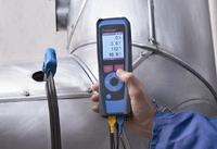 EUROLYZER ST:Ganz einfach undintuitivbedienbar.Völlig neuartigesAbgasanalysegerät mitTouchpad, TFT-Farbmonitor undMicro-SD-Karte.