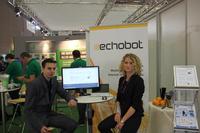 Bastian Karweg und Jennifer Burkart von Echobot auf der dmexco 2012