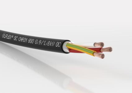 Bei der Hannover Messe 2019 stellt LAPP neue ÖLFLEX Leitungen für Gleichstrom-Anwendungen vor.