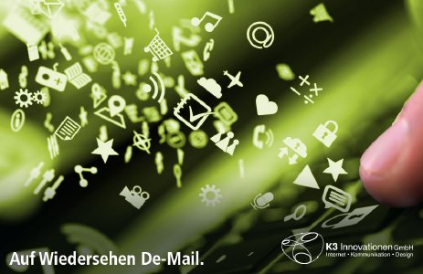 Auf Wiedersehen De-Mail - Eine sichere E-Mail-Lösung ohne Kunden-Akzeptanz.