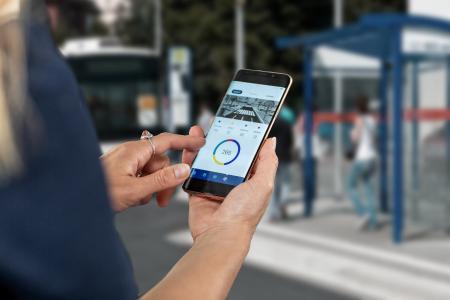 Zeitmeilen App in der Anwendung