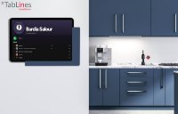 Tablethalter mit Ladefunktion in jeder RAL Farbe möglich, TabLines TWP
