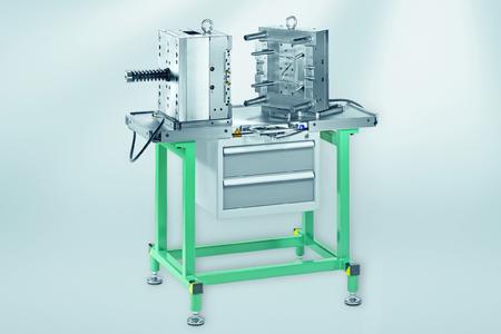 The air-cushioned assembly table by Meusburger offers definite advantages for tool and mould makers (Photo: Meusburger)