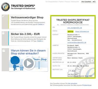 Nordpack Zertifikat