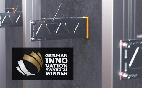 Das CROSSFIX® Unterkonstruktionssystem aus Edelstahl für den hinterlüfteten Fassadenbau von EJOT wurde mit dem German Innovation Award ausgezeichnet.