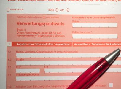Verwertungsnachweise für Autoverwerter online drucken mit der up2date RecyclerEdition