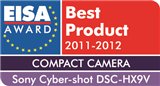 EISA AWARD Cyber-shot DSC-HX9V von Sony.jpg