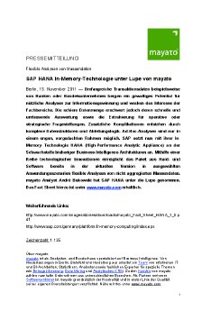 2011-11-15 PM mayato nimmt SAP HANA unter Lupe.pdf