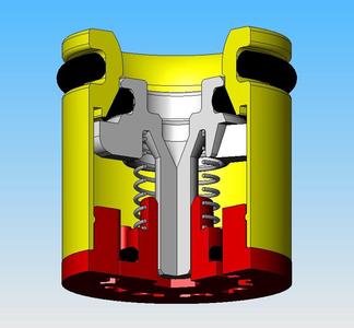 NEOPERL Rückflussverhinderer konstruiert in SolidWorks (JPG, 80 KB, 833 x 771 Pixel)
