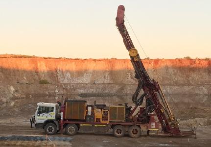 Bohrung auf dem Pilbara Goldprojekt; Foto: De Grey Mining
