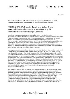 PM TRATON GROUP, Daimler Truck und Volvo Group unterzeichnen Joint-Venture-Vereinbarung.pdf